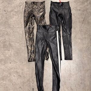 SPANX 3 Pair Bundle Leggings!  Women size SMALL